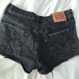 Vintage Levi 501 Shorts - Black